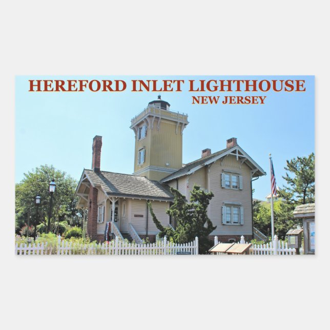 Stickers Hereford Inlet Lighthouse, New Jersey (Devant)