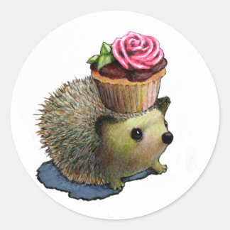 Stickers Hérisson Cupcake
