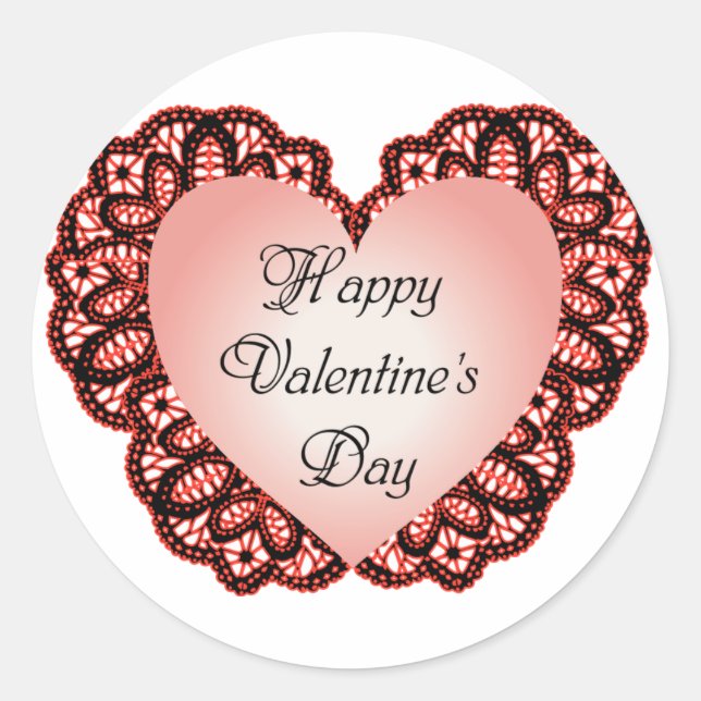 Stickers Heureuse Sainte-Valentin de KRW Frilly (Devant)