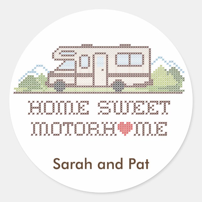 Stickers - Home Sweet Motor Home (Devant)
