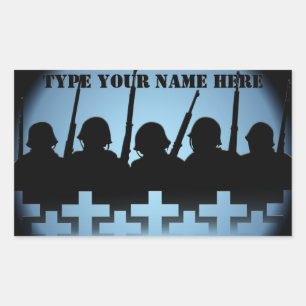 Stickers Hommage Soldat De Peur D'Oublier Les Stic