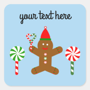 Stickers Homme en pain d'épices #1