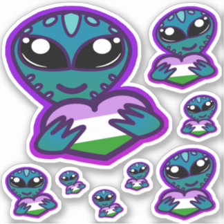 Stickers Homosexuels et Aliens fiers