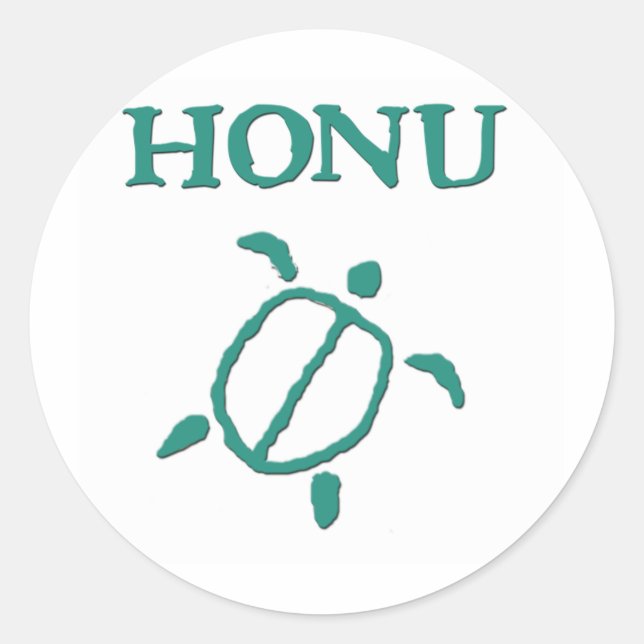 Stickers Honu Petroglyph (Devant)