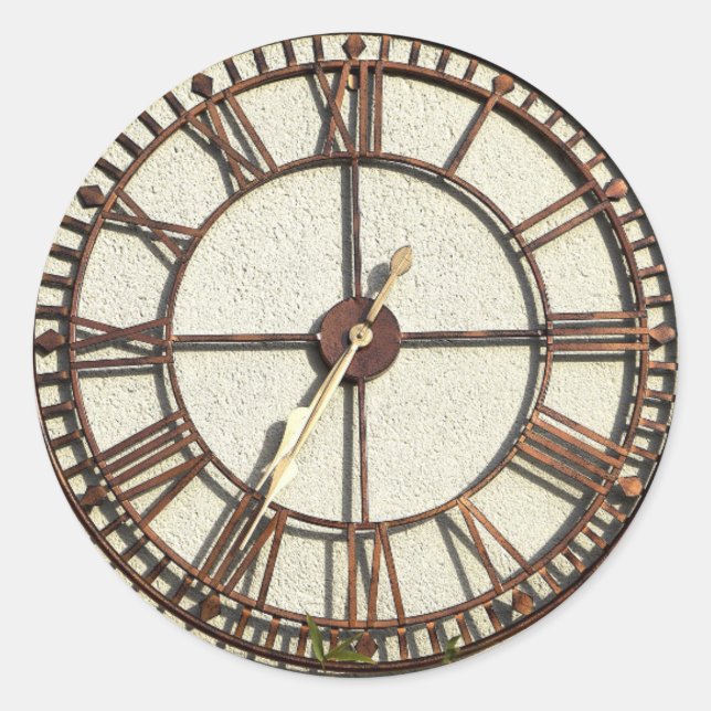 Stickers Horloge ronde (Devant)