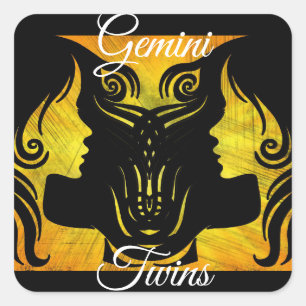 Stickers Horoscope Zodiac Gemini Twins