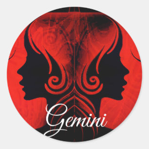 Stickers Horoscope Zodiac Gemini Twins