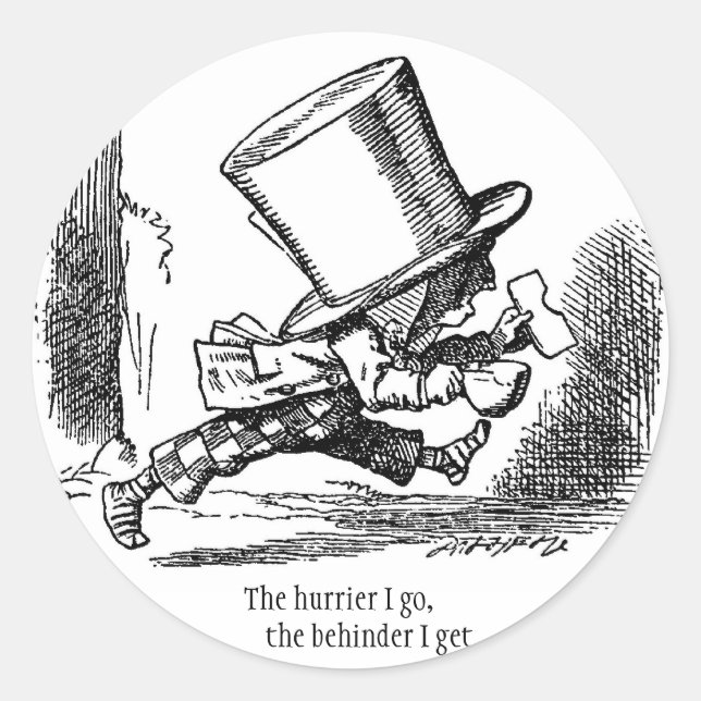 Stickers Hurrier I Go (Devant)