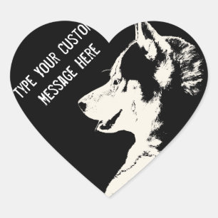 Stickers Husky Siberian Husky Stickers Malamute