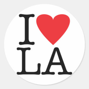 Stickers I Love LA (Los Angeles)