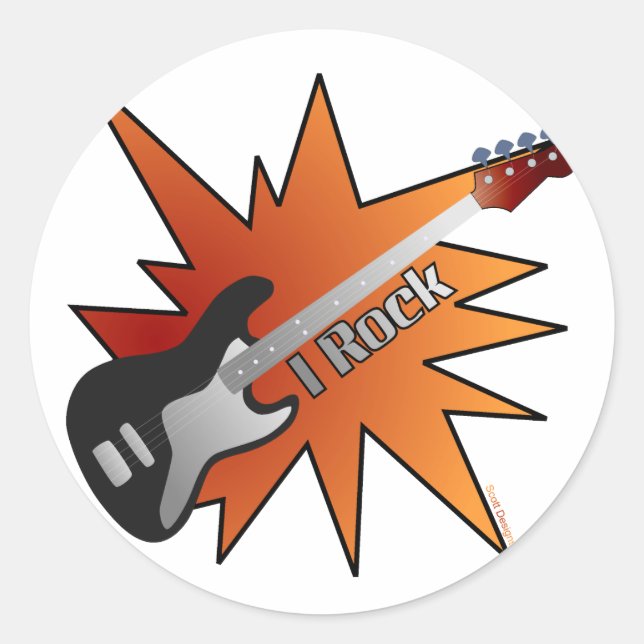 Stickers I Rock (Devant)