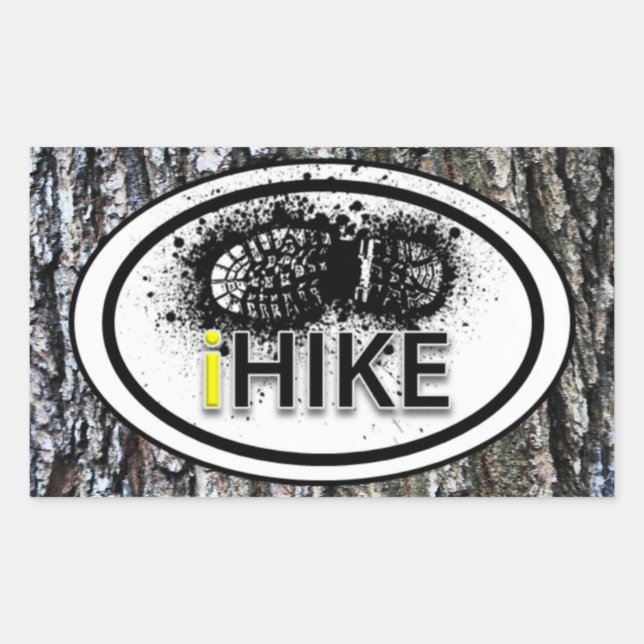 Stickers "iHIKE" pour imprimer les étiquettes d'am (Devant)