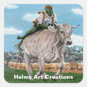 Stickers Imaginaire Goblin Rider Ox Racer