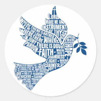 Stickers : Instruments de Paix (Saint François)