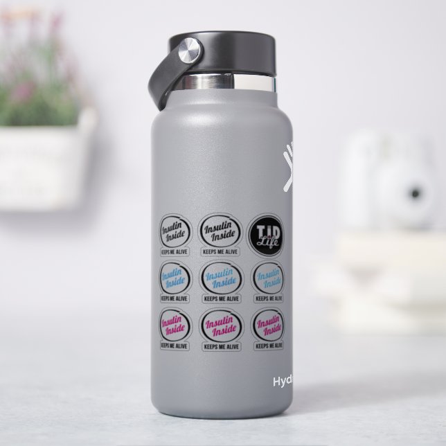 Stickers Insulin Intérieur Pod [Vinyl transparent] (HydroFlask)