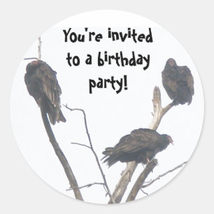 Stickers Invitation de la partie Old Buzzards