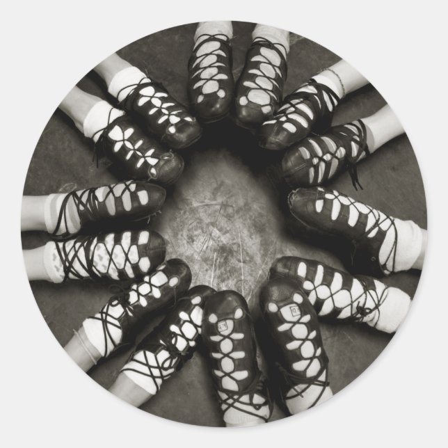 Stickers Irish Dance Ghillies (Devant)