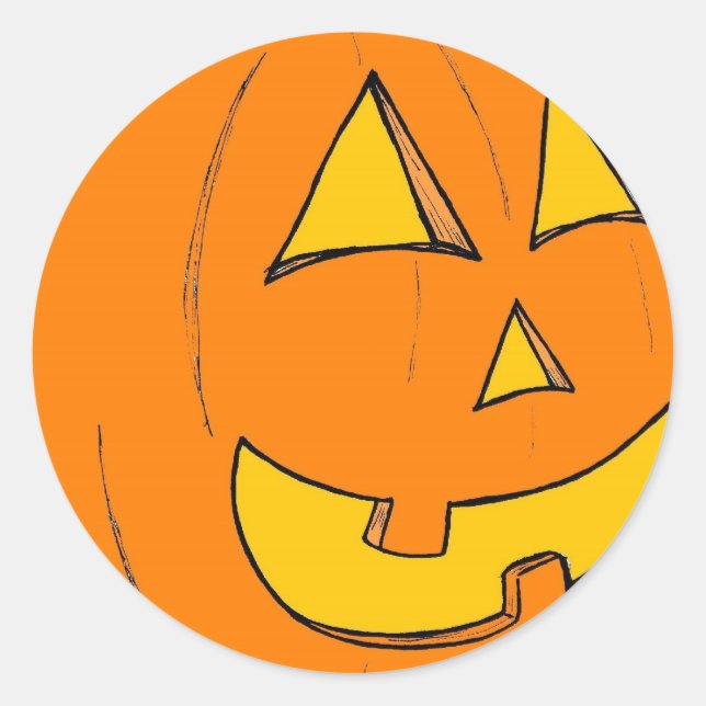 Stickers Jack o' Lantern Blue (Devant)