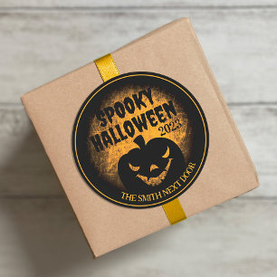 Stickers Jack-O-Lantern Halloween heureux