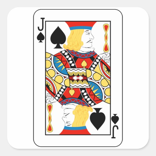 Stickers Jack Of Spades (Devant)