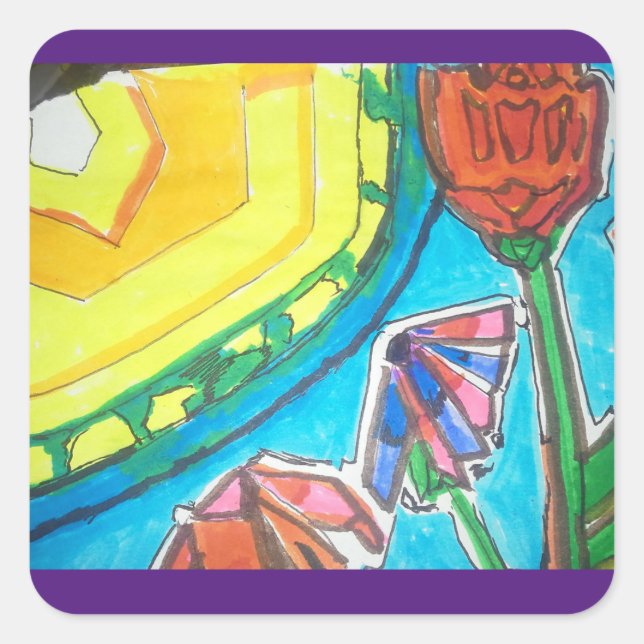 Stickers Jardin de verre (Devant)