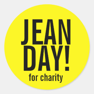 Stickers Jaune Décontracté Jour
