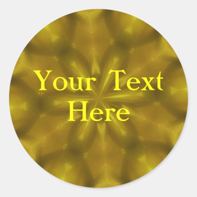 Stickers Jaune Doré (Devant)