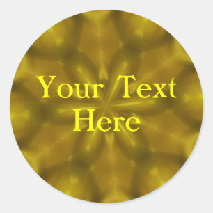 Stickers Jaune Doré