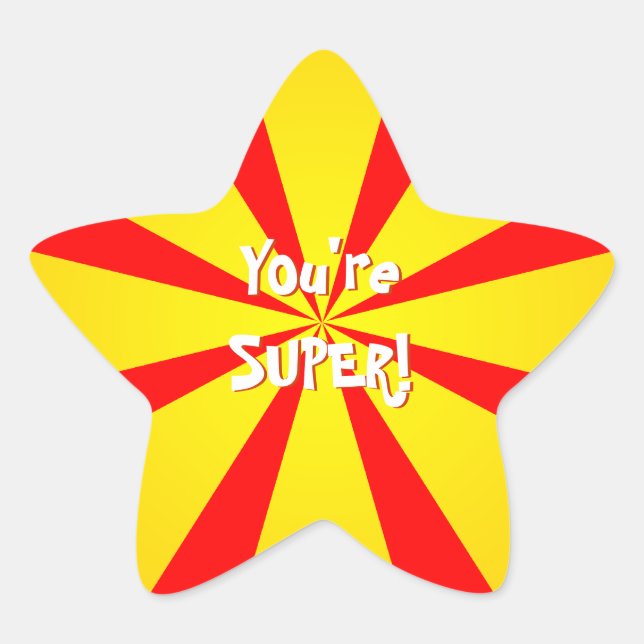 Stickers Jaune et Rouge (Devant)