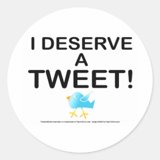 Stickers - Je Mérite Un Tweet