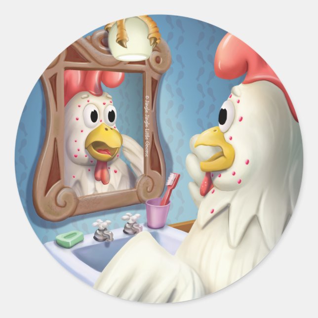 Stickers Jingle Jingle Little Gnome Chickenpox (Devant)