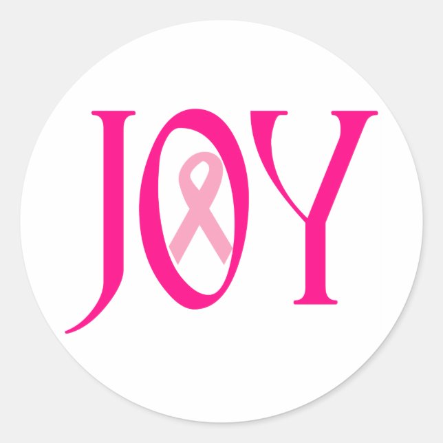 Stickers Joie Cancer du Sein (Devant)