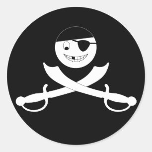 Stickers Jolly roger conviviaux