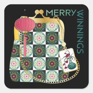 Stickers Jongg Purse Vacances Mah