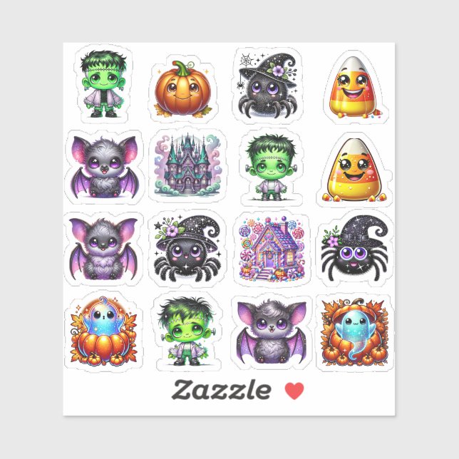 Stickers Jote Halloween (Feuille)