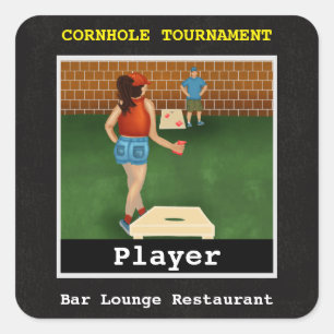 Stickers Joueur enregistré du tournoi Cornhole am
