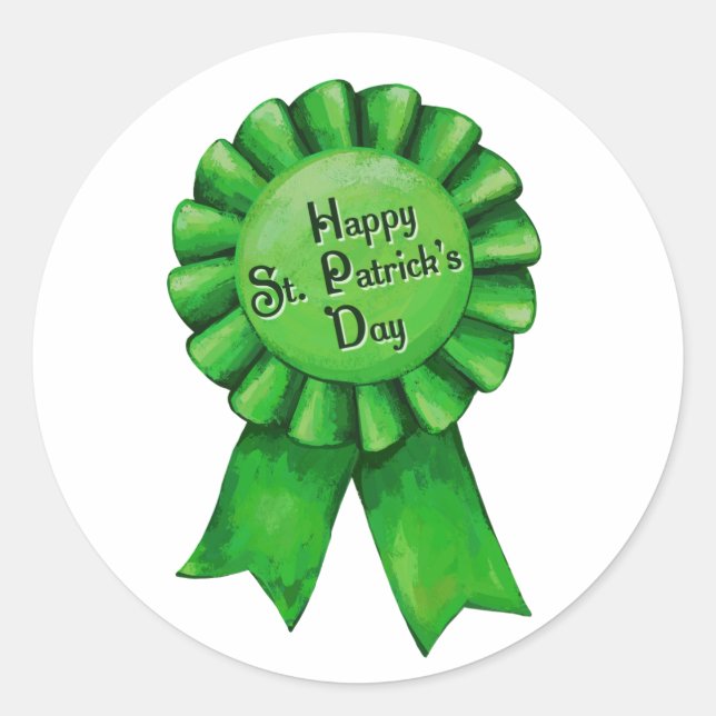 Stickers Jour de la Saint Patrick heureux (Devant)