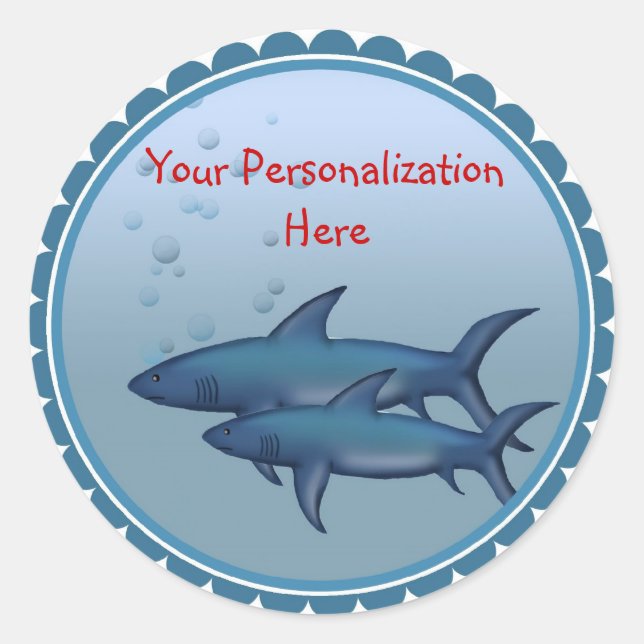 Stickers Jour du Requin (Devant)