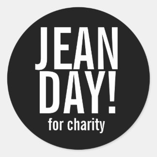 Stickers Jour Jean Noir et Blanc