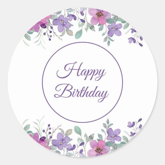 Stickers Joyeux anniversaire (Devant)