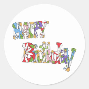 Stickers Joyeux anniversaire