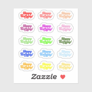 Stickers Joyeux anniversaire