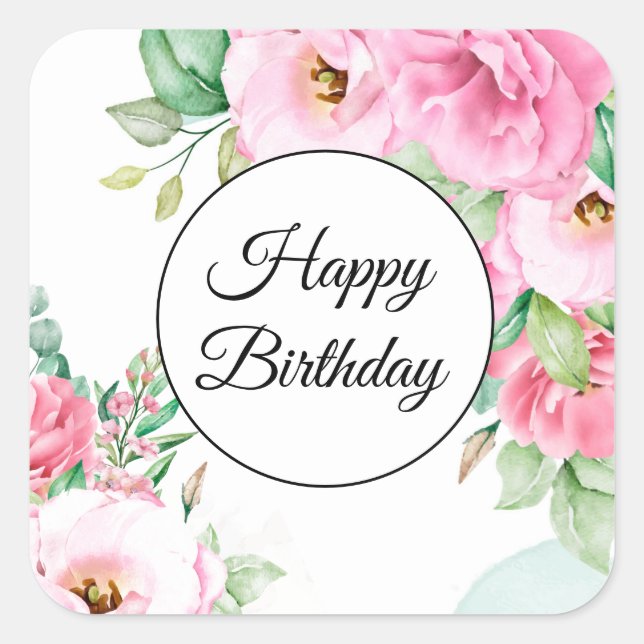 Stickers Joyeux anniversaire (Devant)