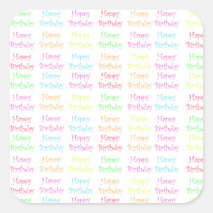 Stickers Joyeux anniversaire