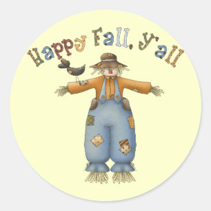 Stickers Joyeux automne de Thanksgiving