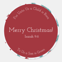 Stickers Joyeux Berry Round Christmas