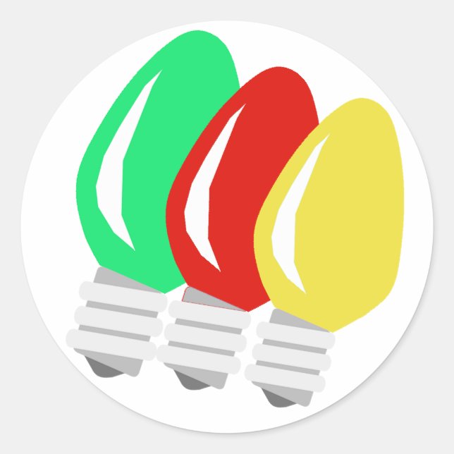 Stickers Joyeux et brillants Noël (Devant)