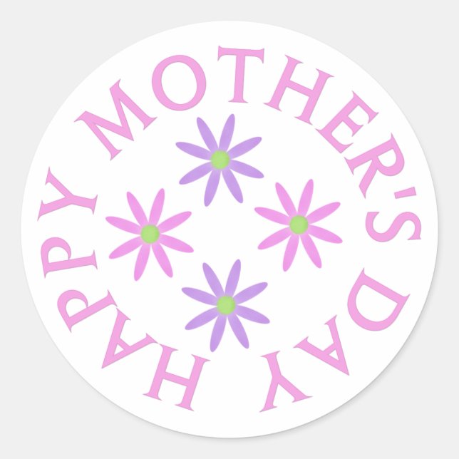 Stickers Joyeux Fête des Mères (Devant)