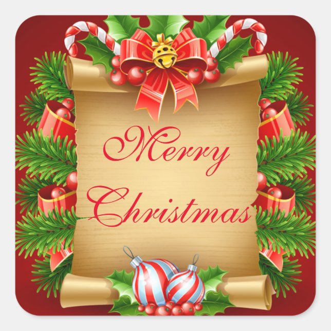 Stickers Joyeux Noël (Devant)