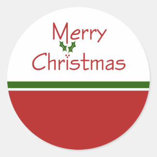 Stickers Joyeux Noël Holly